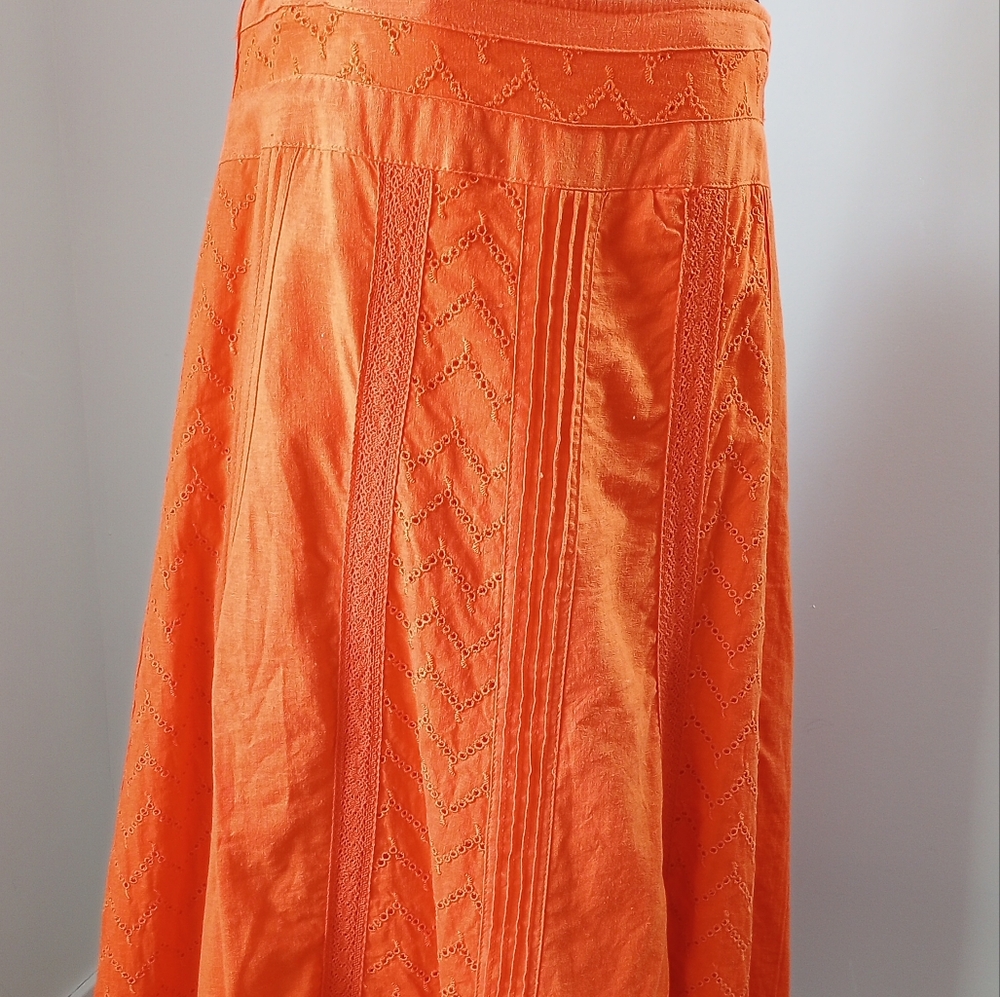 Peter Martin Linen Blend Skirt